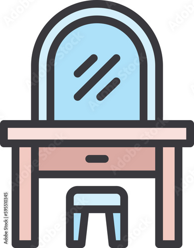 dressing table icon