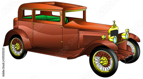 1929 retro motor classic car