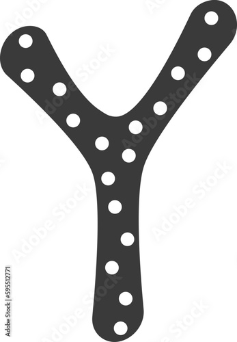 Y chromosome glyph icon.