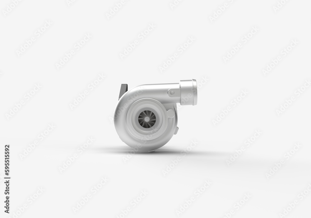 Turbine for the car engine. Blue, cold airflow. 3d rendering on the topic of speed, car, movement, spare parts. Turbine for the car engine. Blue, cold airflow. 3d rendering on the topic of speed, car, movement, spare parts.