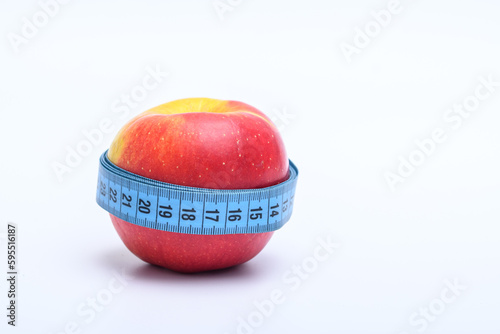 Jabłko owinięte miarką dieta
