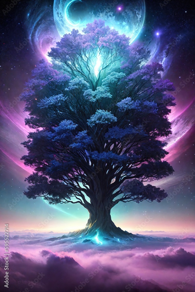 The tree is the progenitor of life on earth. The mother of the tree.