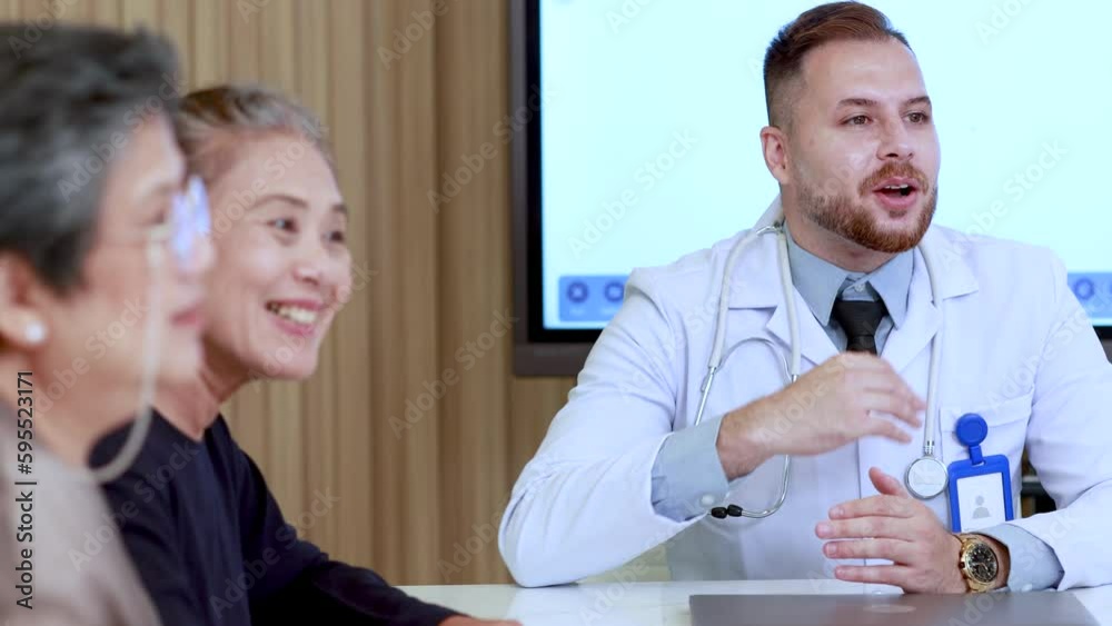 doctor talking to senior patient doctor talking to senior patient