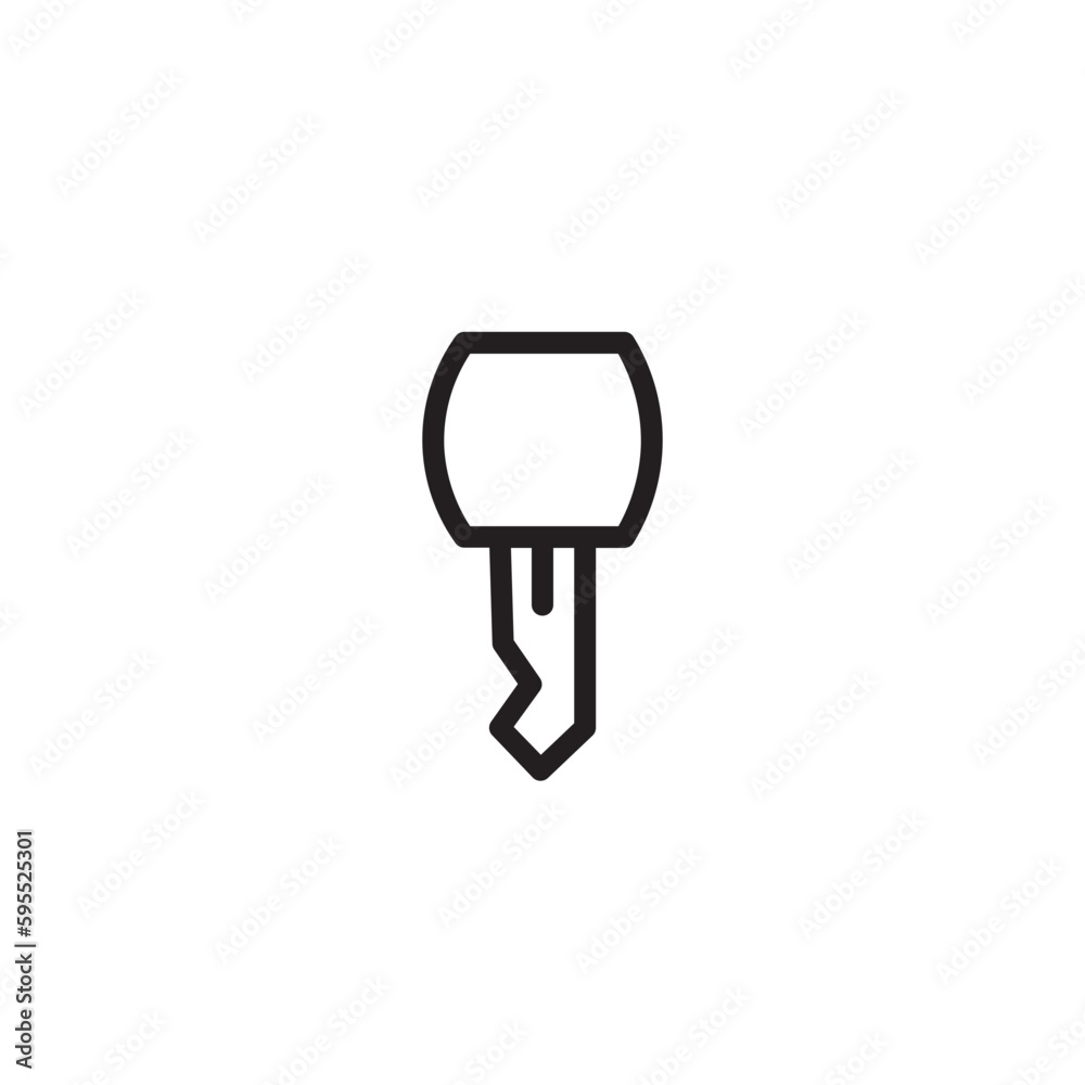 Key Lock Unlock Outline Icon Key Lock Unlock Outline Icon