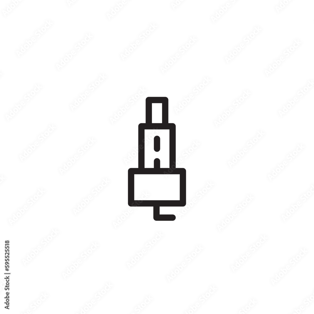 Plug Repair Service Outline Icon Plug Repair Service Outline Icon