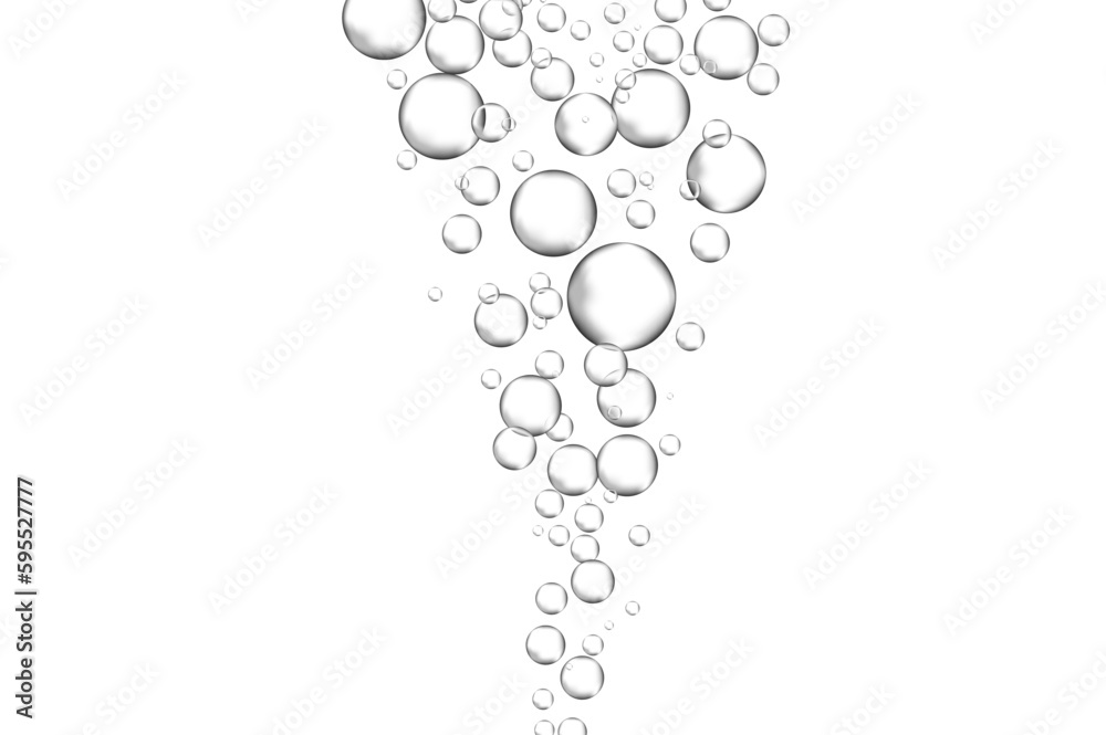 Water bubbles set isolated on white background. Air water bubbles for soda effect, transparent backdrop, icon design, champagne bubbles, texture and wallpaper. Water drops pattern, vector illustration Water bubbles set isolated on white background. Air water bubbles for soda effect, transparent backdrop, icon design, champagne bubbles, texture and wallpaper. Water drops pattern, vector illustration