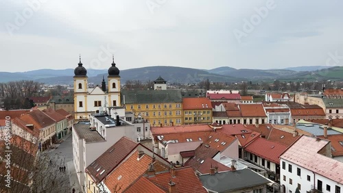 Wallpaper Mural View of the city of Trencin in Slovakia Torontodigital.ca