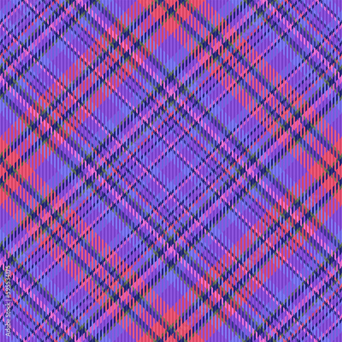 Seamless textile fabric. Texture plaid check. Tartan background pattern vector.