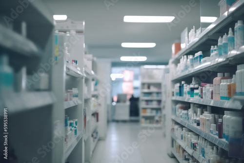 "Upgrade Your Drugstore with AI-Generated Solutions" - AI generated.