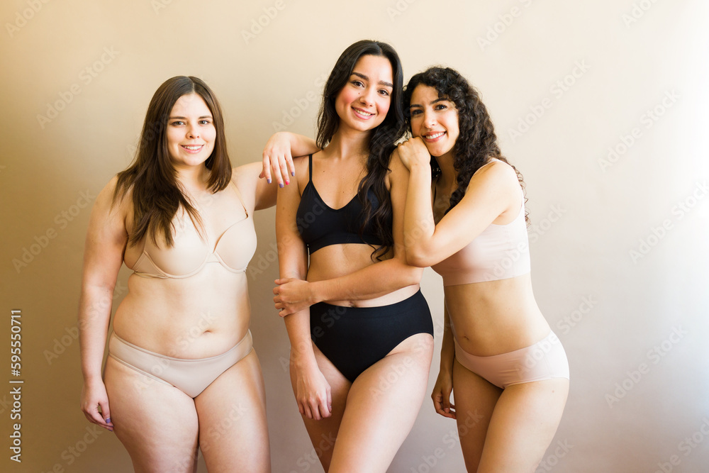 © AntonioDiaz - Beautiful diverse feminine women with a lot of self love