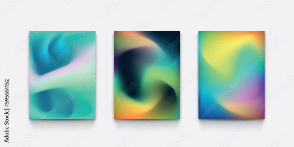 flow meshing backs with various bright colors flow meshing backs with various bright colors