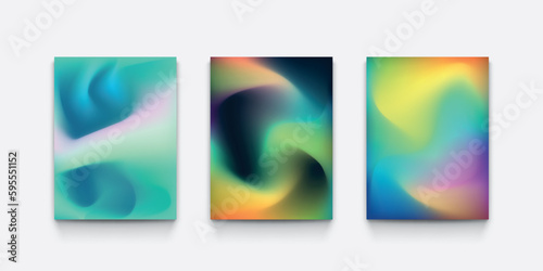 flow meshing backs with various bright colors
