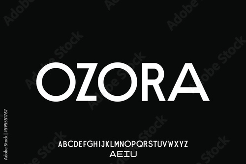 Display font vector design suitable for poster, logotype, headline, title and many more