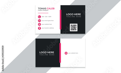 Business card design, Modern personal visiting card template, Vector design , Illustration design