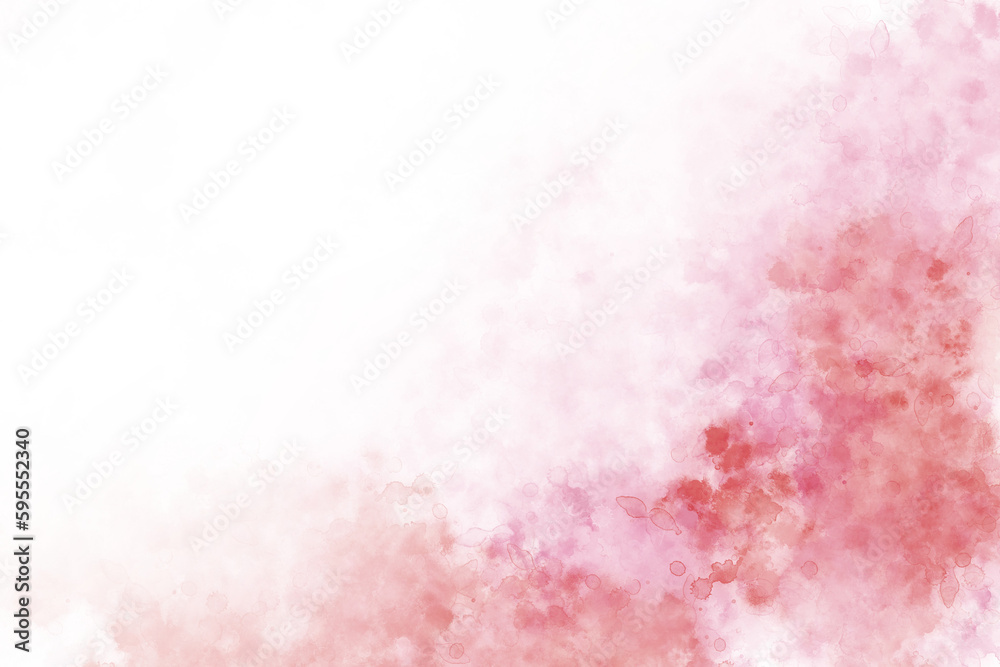 Sweet pink watercolor backgrounds splashed with blank space. Use for valentines cards, digital painting, illustrations, vector, abstracts, background design.