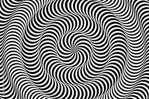 Abstract optical illusion spiral background