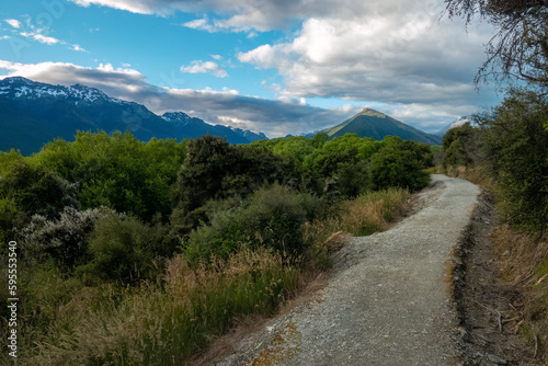 Mesmerizing views of the landscapes around Glenorchy the northern end of Lake Wakatipu in the South Island region of Otago, New Zealand.