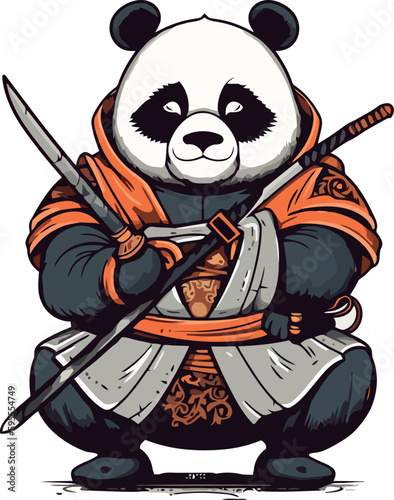 panda samurai 03
