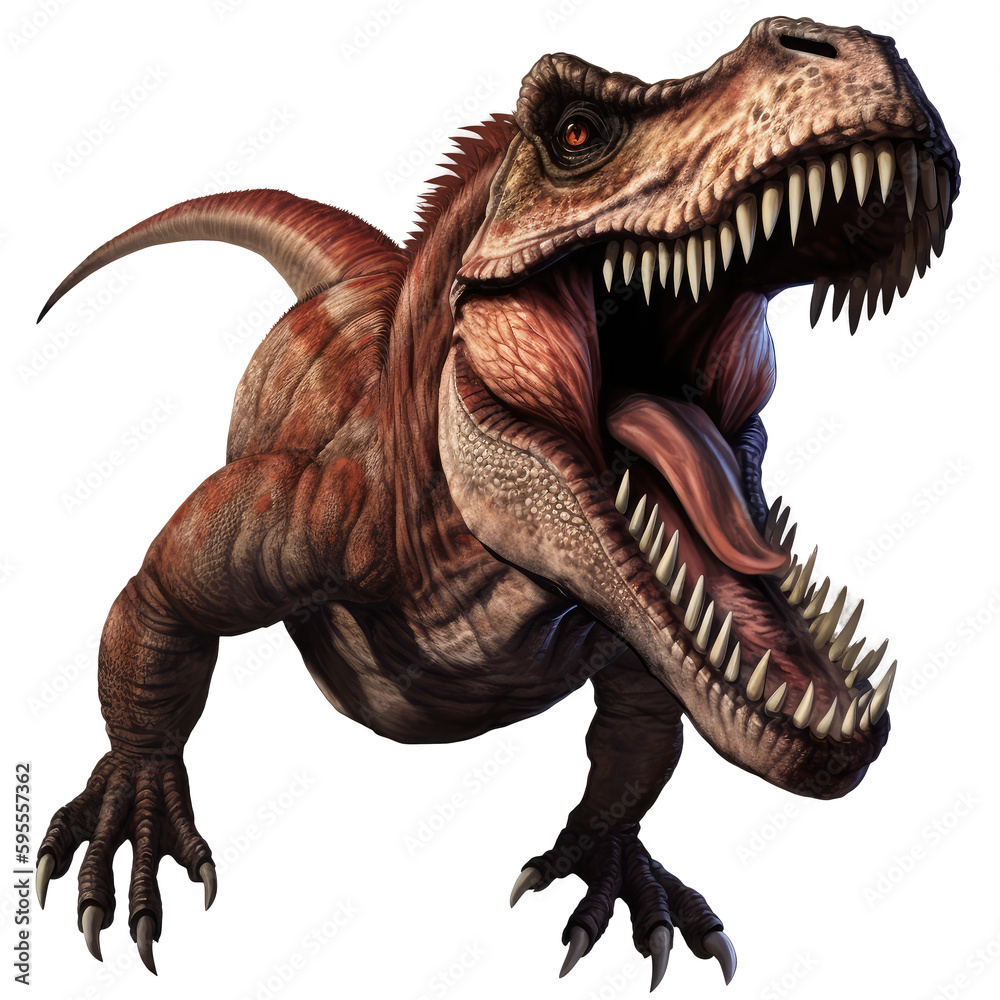 ferocious dinosaur isolated on white ferocious dinosaur isolated on white
