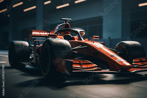 An F1 racing car. Generative AI