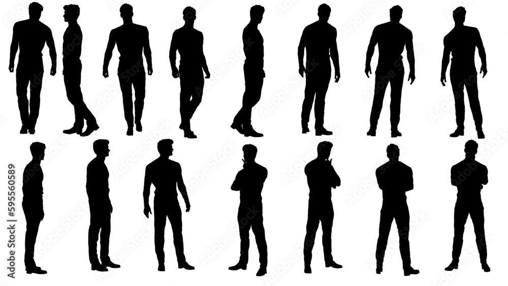 Male Body Shapes Set Vector & Photo (Free Trial)