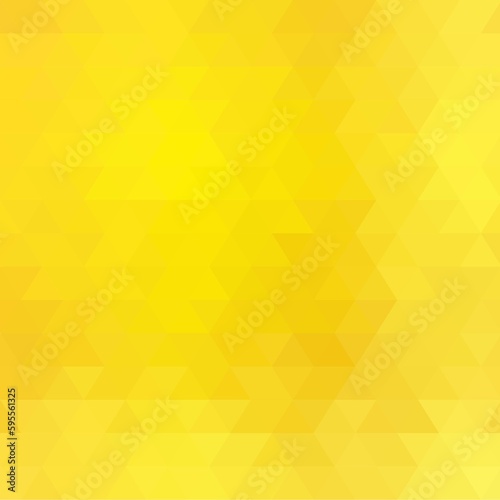 Yellow triangular abstract background. Geometric template for presentation. Vector graphics. Design element. eps 10