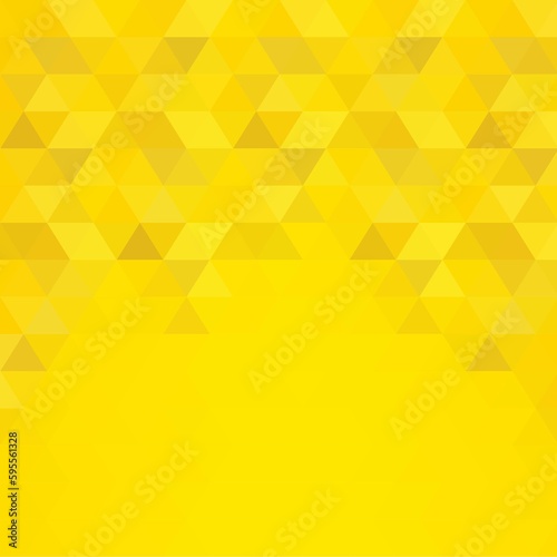 Yellow triangular background. Vector graphics. Design element. eps 10