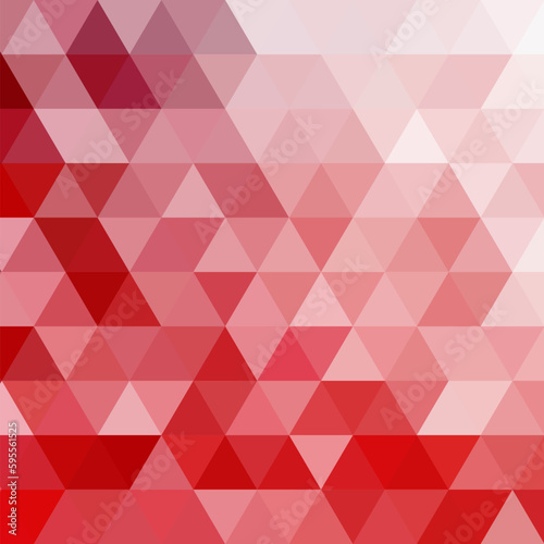 Light Red vector triangle mosaic template. Shining illustration, which consist of triangles. Completely new design for your business. eps 10