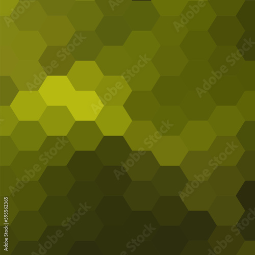 Light Green vector background with hexagons. Illustration with set of colorful hexagons. Beautiful design for your business advert. eps 10