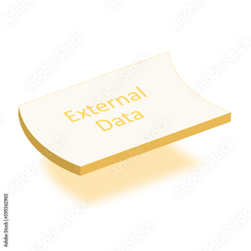 3D Floating flowchart elements - External data
