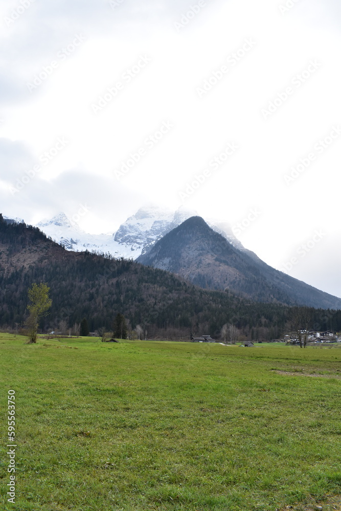 Lofer-Österreich-Austria-Alpen-Tal-Schnee