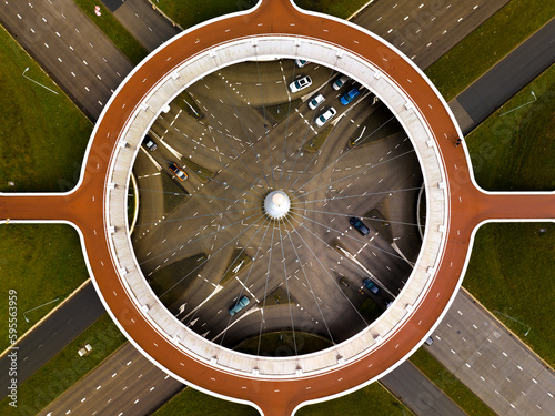 Photography The hovenring is a unique architect in Eindhoven Netherlands.