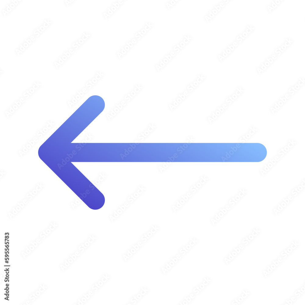 left arrow gradient icon left arrow gradient icon