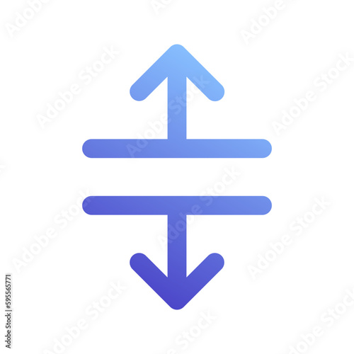 height gradient icon