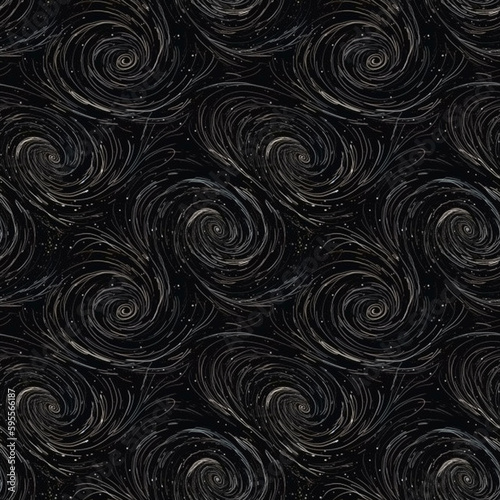 Bright creative grey twisted lines in motion. Beautiful swirls, textured vortex. AI generative illustration.