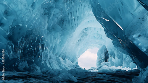 Ice Crevasse © M.A.Stocklen