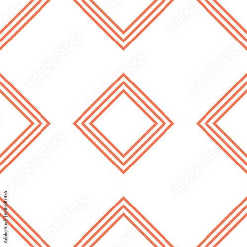 Seamless geometric pattern of triple, rotated squares of honey color