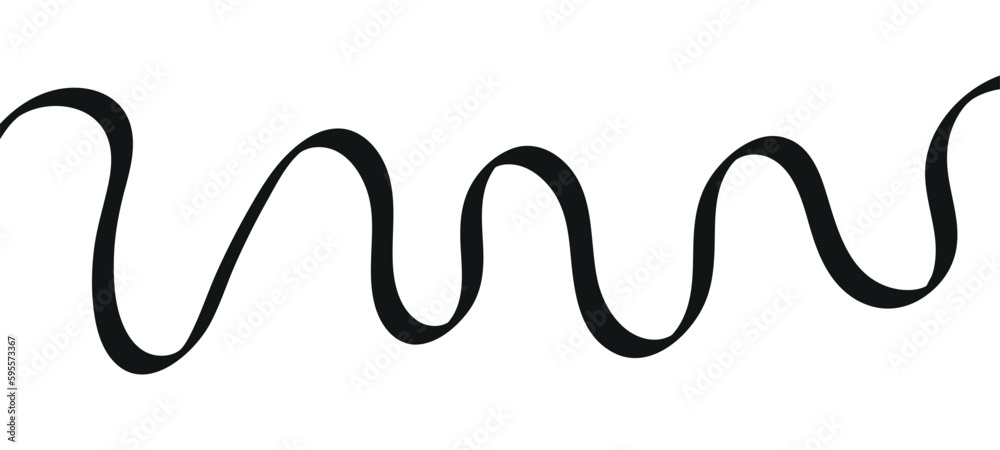 Swoosh, swash underline stroke set.Abstract wavy thin line. Squiggle elements. Vector isolated illustration Swoosh, swash underline stroke set.Abstract wavy thin line. Squiggle elements. Vector isolated illustration