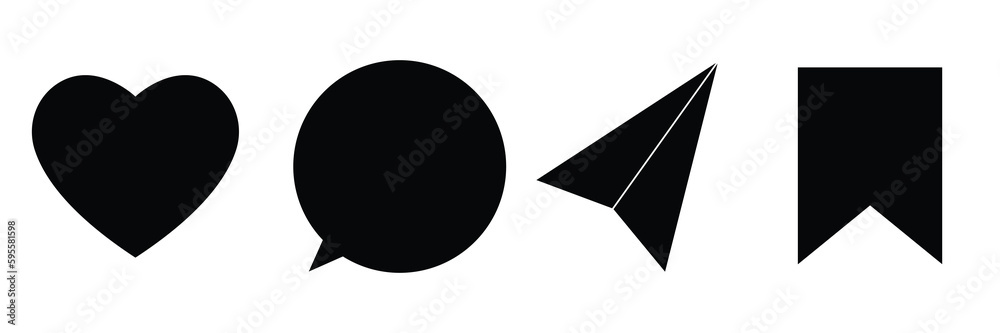 Comment Share social network Icon set Comment Share social network Icon set