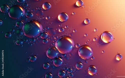 A close up of water drops on a background