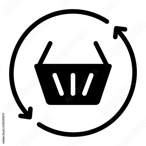 Consumption glyph icon