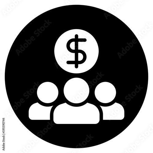consumer glyph icon