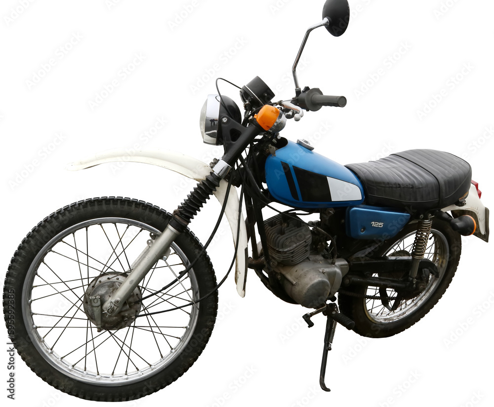 motorcycle isolated