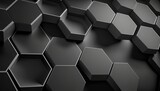 hexagon backgrounds. AI Generative.
