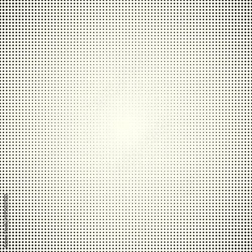 Fading pattern of dots in grid pattern