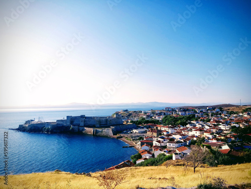 breathtaking island view on summer