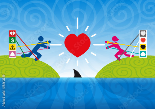 Amore Difficile, disegno infantile