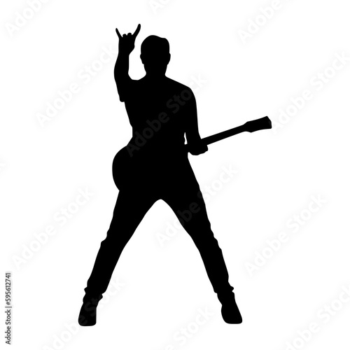 Guitarist Silhouette