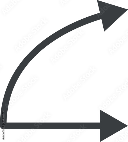 long gray arrows, arrow icons
