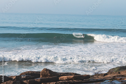 Morning surf at Anchor Point in Morocco
